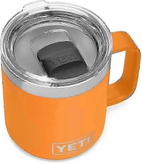 10 Oz Stablekopp, Vakuumisolert, Rustfritt Stål Med Magslider Lokk, oransje-FA-