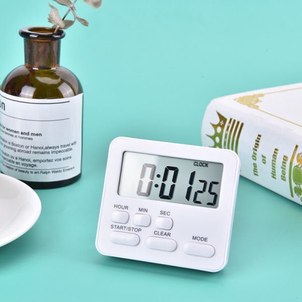 Digital Display Kogeur, Køkken Timer White
