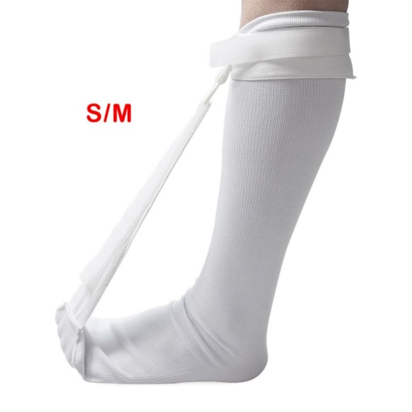 Plantar Fasciitis strumpor Hälskydd WHITE S white