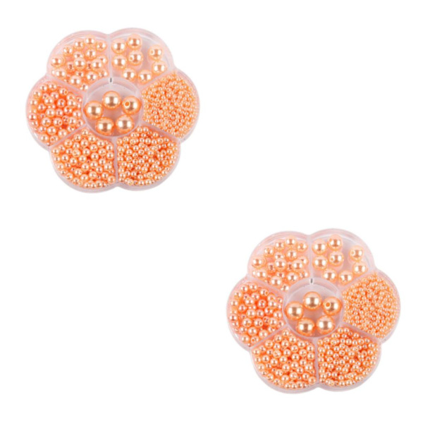 1/2/3/5 1150 st DIY-pärlor för att göra vackra smycken - orange orange 2PCS