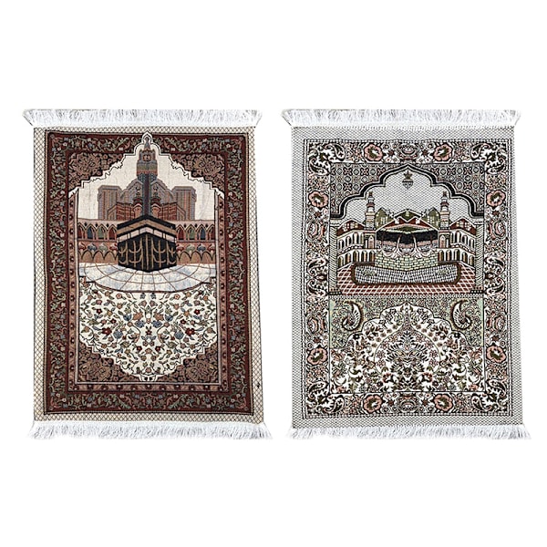 Muslimi rukousmatto islamille punotut matot vintage Eid A A