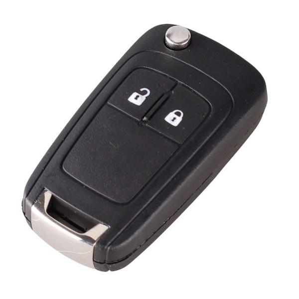 Flip Fjernbetjeningsskal 2-knaps HU100 til Opel Sort black one size