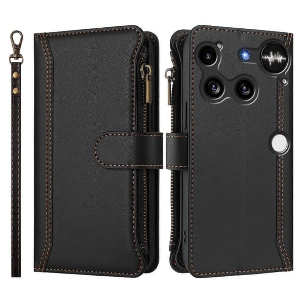 SKALO Nothing Phone (3) Stor Pung 11-RUM Pung Etui - Sort-FA-