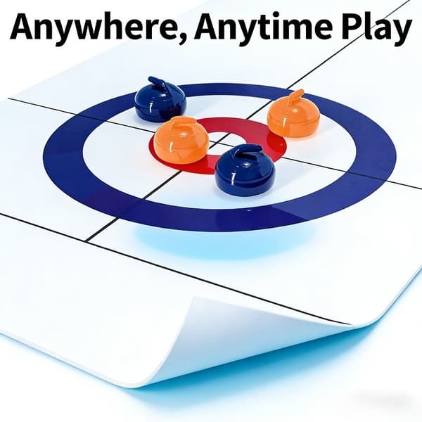 Mini pöytäcurlingpelisetti 8 kivellä -FA-