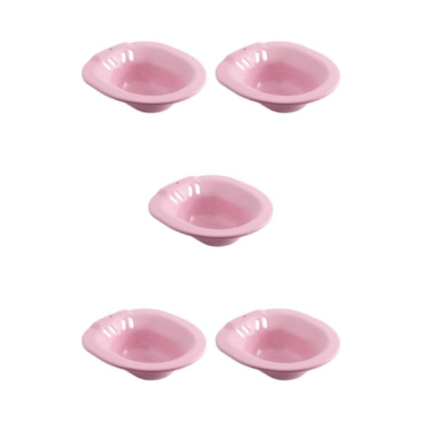 1/5 Toalettsete Bidé Håndvask Personlig Vask Rosa Pink 5PCS