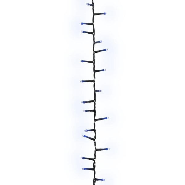 Kompakt lyslenke med 2000 LED-lys blå 45 m PVC