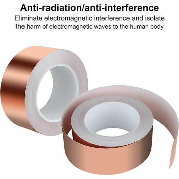 3MMx30M kobbertape for EMI-skjerming, håndverk, sneglebeskyttelse