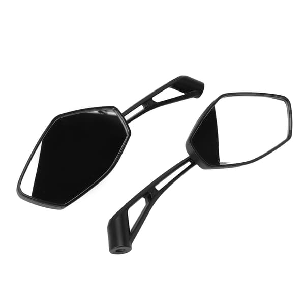 2 pcs Motorcycle Rearview Mirror Clear Vision Wide Angle Shockproof Handlebar Side Rearview Mirror Universal for Scooter-FA- 1.2