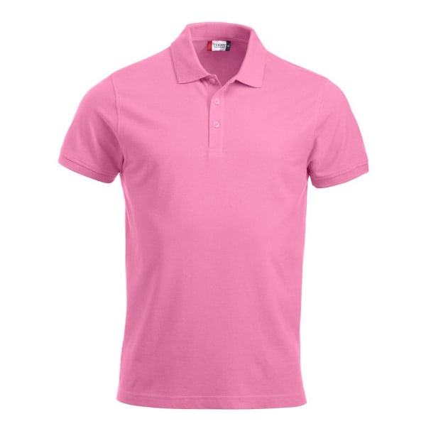 Clique Classic Lincoln Polo Skjorte XS Lys Rosa for Herr Lys Rosa XS Bright Pink