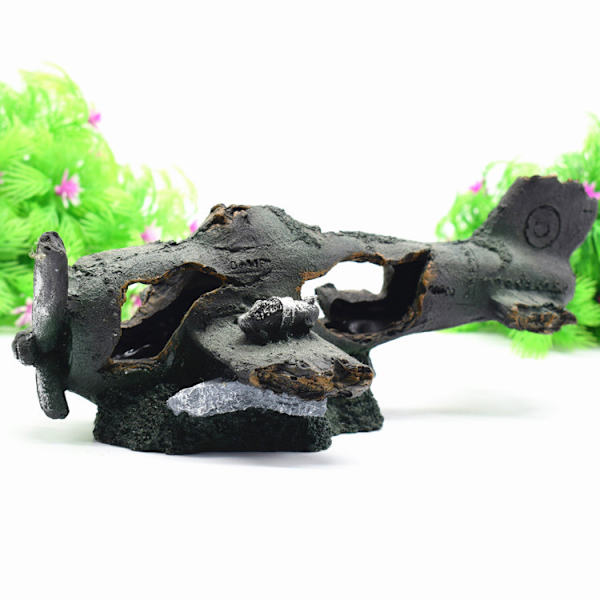 Harpiks Sunken Fly Dekorasjon Akvarium Ornament