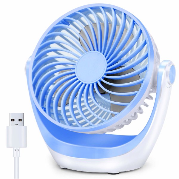Desk Fan Small Table Fan with Strong Airflow Quiet Operation