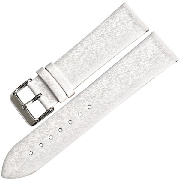 Ardours Klockarmband i PU-Läder (Slät) i Flera Färger Mörkbrun Mörkbrun 22mm