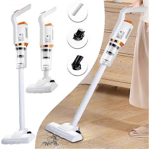 Vacuum Cleaner 3 in 1 Cordless Vacuum Mop Combo 8500pa Powerful Suction Vacuum Mops for Hard Floors-FA- White