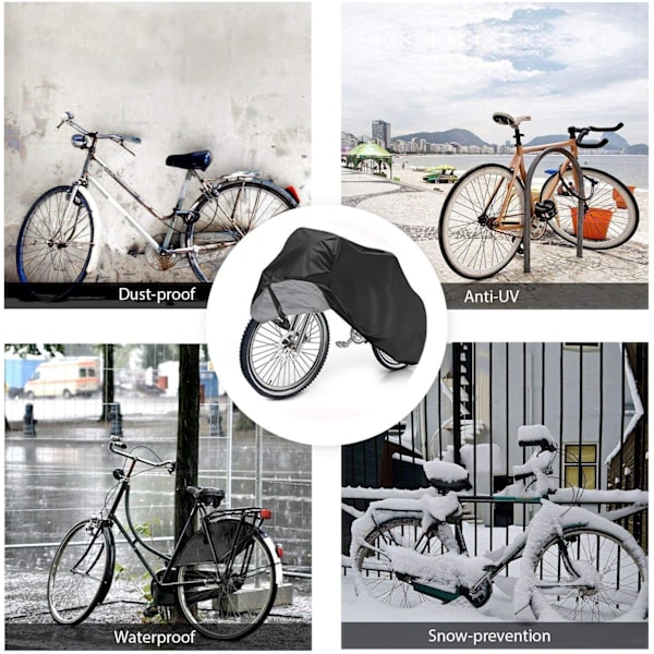Cykelöverdrag, 190T Nylon Cykelregnöverdrag Vattentät Dammsäker