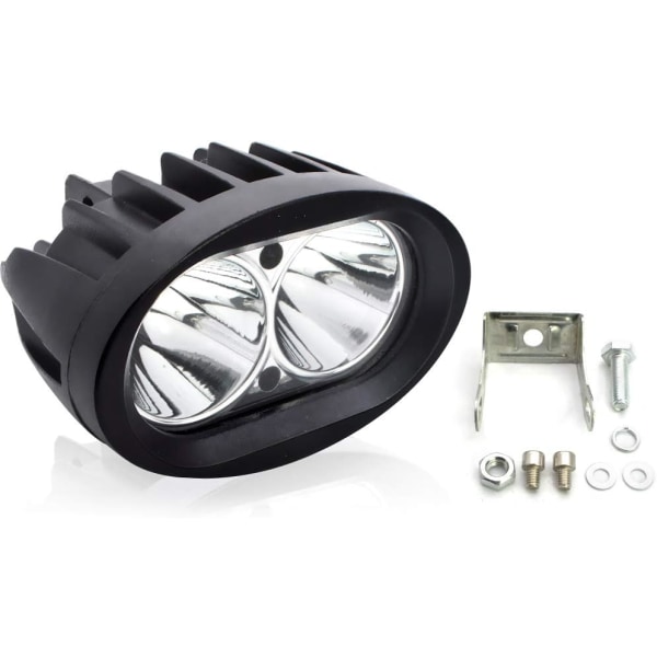 Motorcykel LED Ekstra Lys, 20W Runde LED Forlygter til Motorcykel