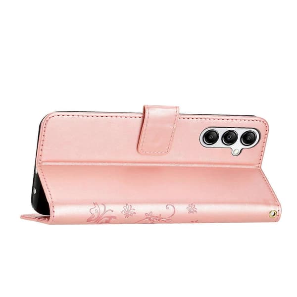 Til Samsung Galaxy A56 5G Etui PU Læder Pung Etui med Rem Multicolor-FA- Multicolor Style A
