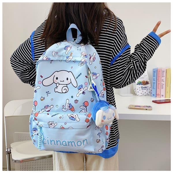 New Trendy Student Backpack 2026, Large Capacity, Printed Design, Casual and Simple Design for Middle School, High School, and University Students.-FA- Cinnamon Dog