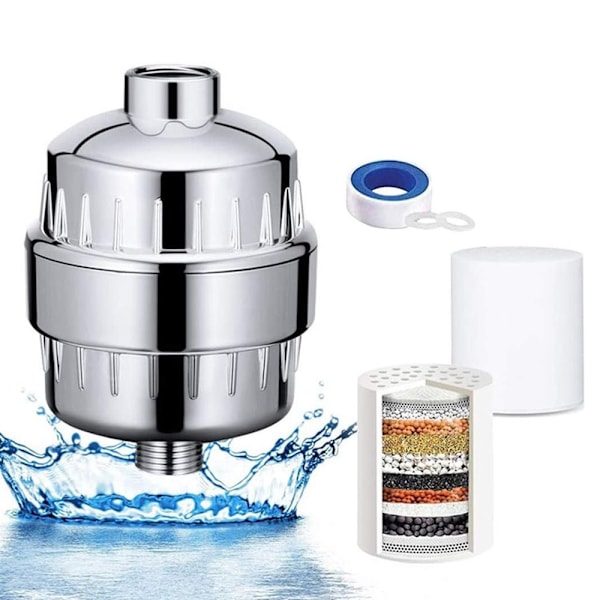 Dusjfilter for hardt vann - Vannrenser 380