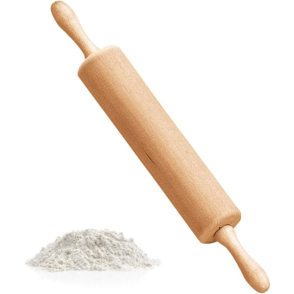 Professional Rolling Pin in Solid Beech Wood, Rolling Pin