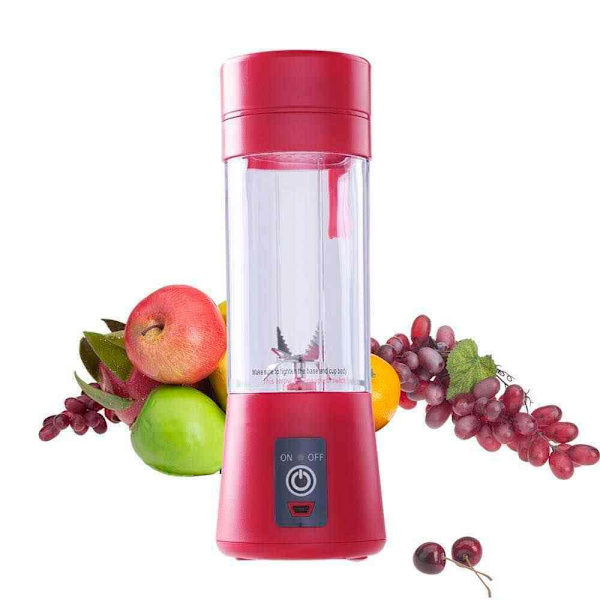 Portabel USB-blender 6 blad 380ml - Flera färger red 559