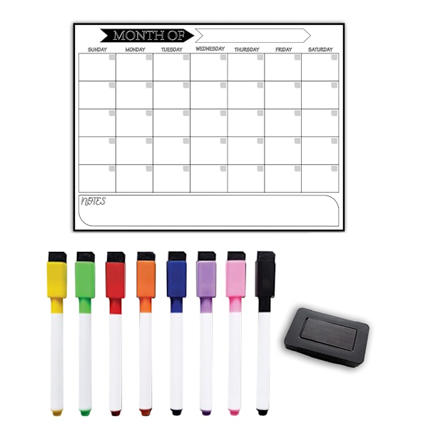 Magnetisk Kalender Anslagstavla Skola Vecka Månad Schema Planeringsutrustning Anslagstavla Skolmaterial