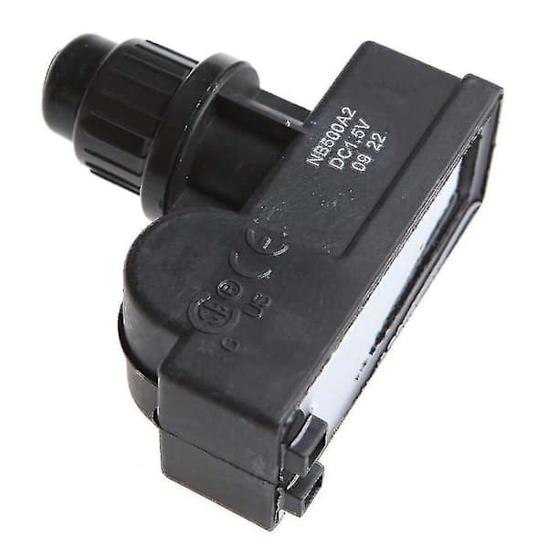 Erstatningstenner for gassgrill med 5 uttak, AA-batteri, trykknapp, svart-FA-