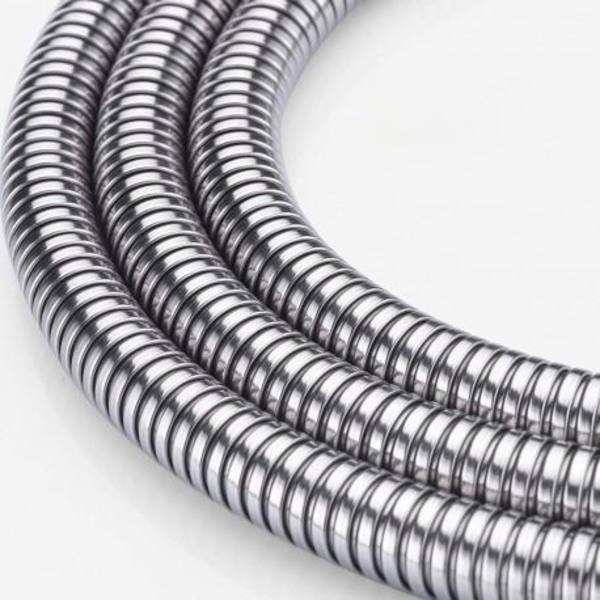 3m Duschslange - Slange til Bruser i Rustfrit Stål silver 325