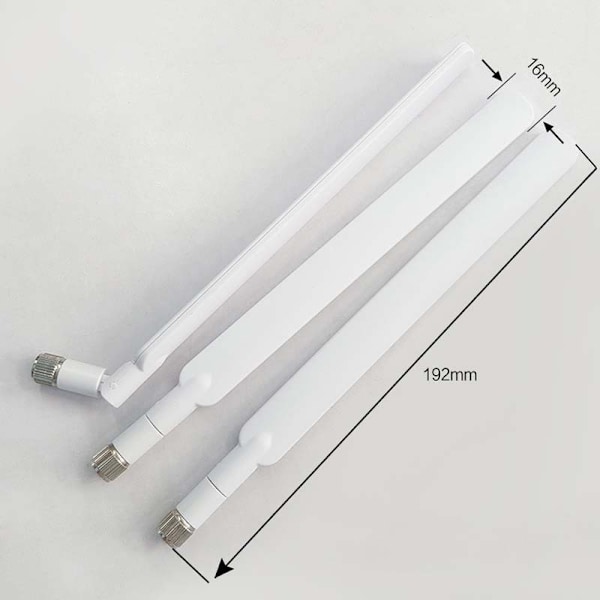 Ekstern 4G Antenne til Huawei B525 B535 B310 B315 Router (2 stk) hvit