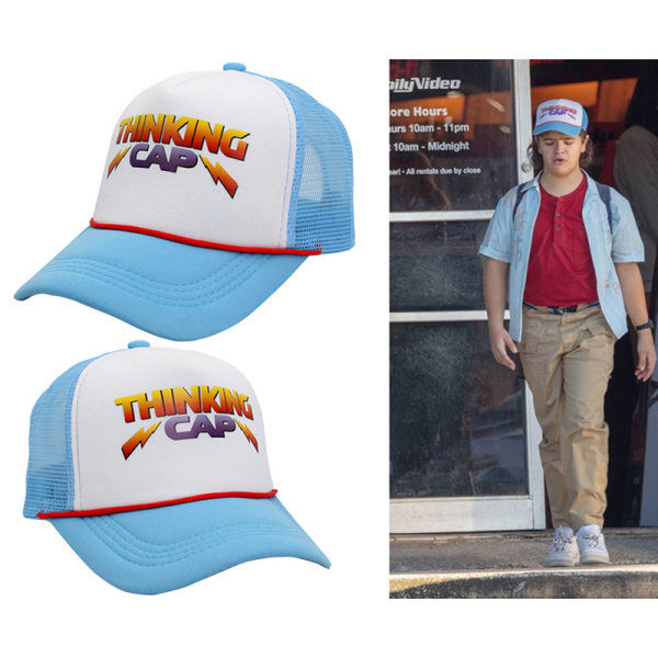 IC Stranger Things Sesong 4 Cosplay Hat Dustin Baseball Cap zy