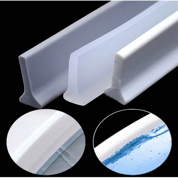 Vattenstopp Vattenhållare remsa - 200cm - Dusch - Badrum-Xin transparent
