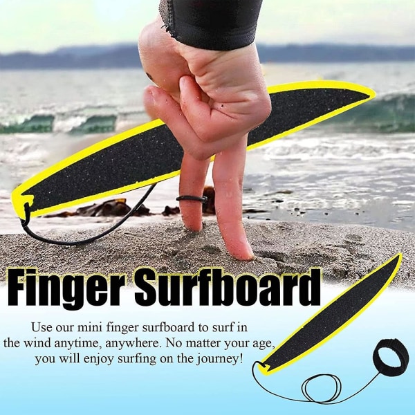 Finger Surfboard, Mini Gripbräda, Kreativ Cool Surfboard Leksak För Barn Tonåringar Vuxna | Surfa var som helst när som helst (3 st)