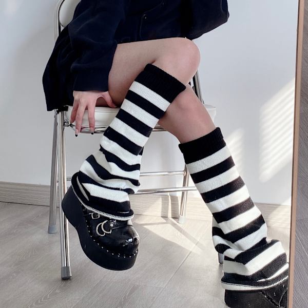 Benvärmare för kvinnor flickor Kawaii  Benvärmare  Benvärmare Goth