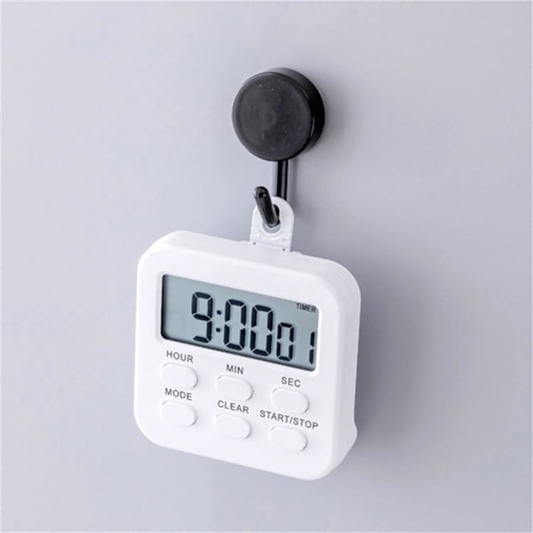 Magnetisk Digital Køkken Timer Høj Alarm Tælling Op/Ned Ur med Foldbart Stativ Tidsstyringsværktøj