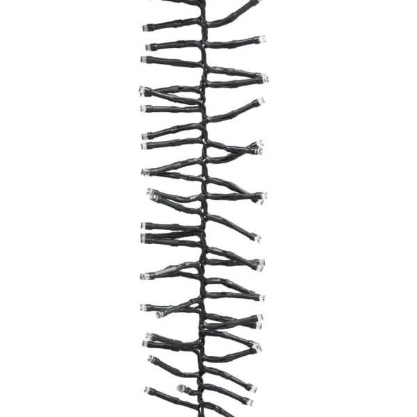 Ljusslinga med 400 LED-kluster blå 7,4 m PVC