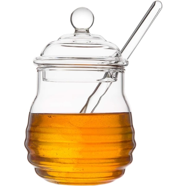 Glas honungsburk med Big Dipper Clear Honey Jar 265ml