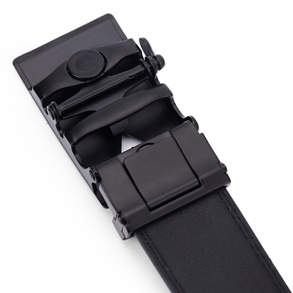 Herrar Bälte Spärr Automatisk Bälte för Män 35mm Brett Läderbälte