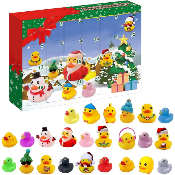Den nya Gummi Anka advent 2023År. Advent 2023År Barn. Advent Ankbad Till 04(24 ducks)