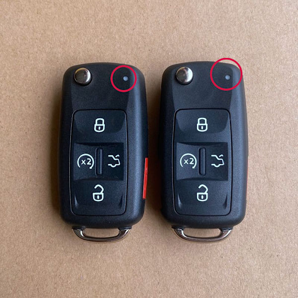 Nyckelskal för VW, Sharan, Tiguan, Golf, Sagitar, MK6 Polo, Touareg, Coque-utbyte, 4/5 knappar 4 BOTTONS