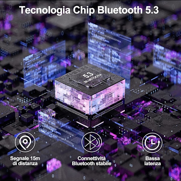 Bluetooth-kuulokkeet korvassa, langattomat nappikuulokkeet, iPhonelle ja Androidille