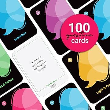 Connection Deck Spillpakke - CouplesQuestions og Couples Game Deck: Morsomme kortspill for par (2 kortstokker: Spørsmål + Spill)-FA-