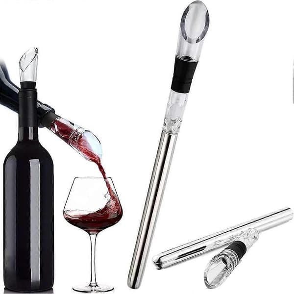 2-pakke vinkjølerstaver og lufterheller i rustfritt stål-FA-