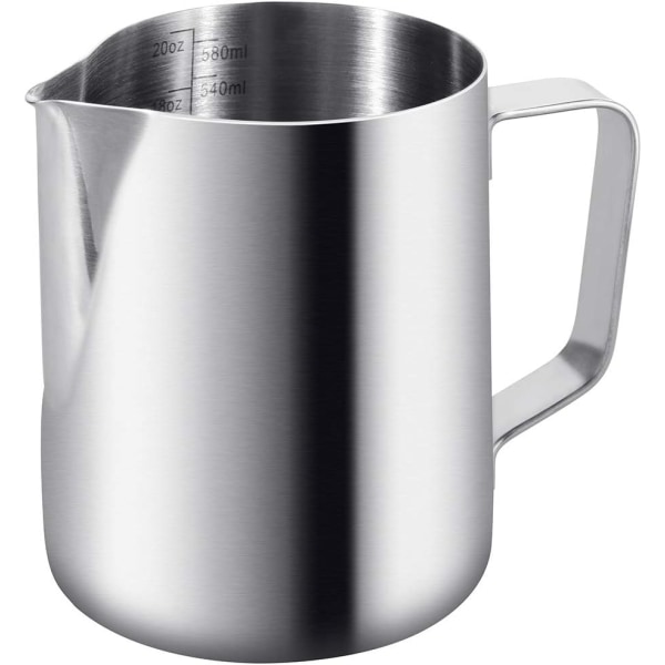 600ml / 20oz Milk Jug 304 Stainless Steel Milk Jug Engraved