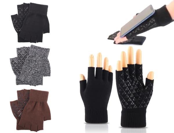 Sormittomat hanskat - Torgvantar Musta one size black