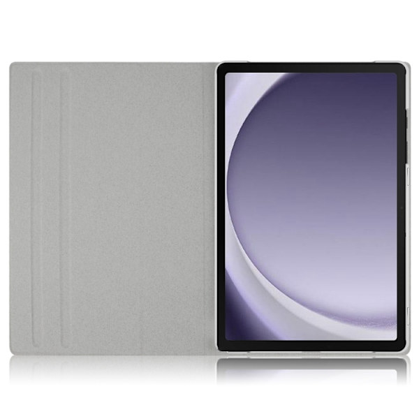 Samsung Galaxy Tab A9+ / A11+ 360° Roterende Læderstativ-FA- Grå