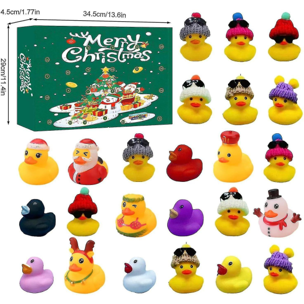 Den nya Gummi Anka Advent 2023År, Advent 2023År Barn, Advent Anka Bad Till 03(24 ducks)