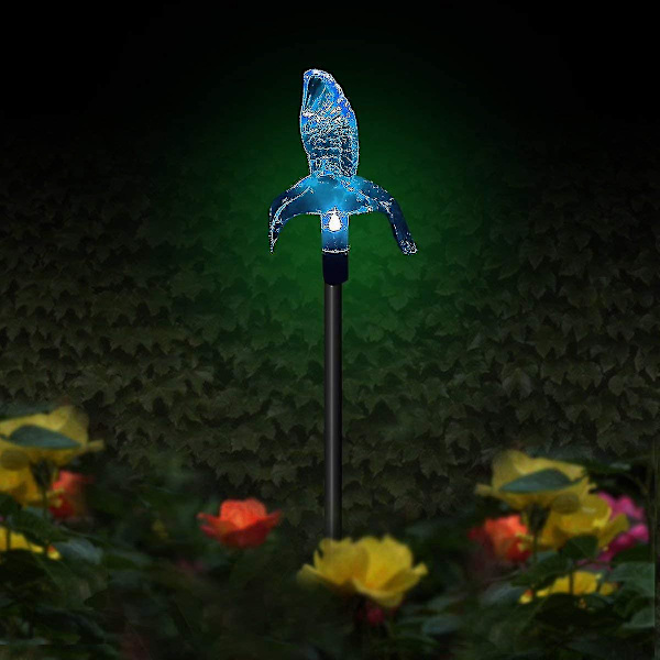 3-pak sommerfugl, kolibri, guldsmed, solcellelamper med LED-solenergi til haven