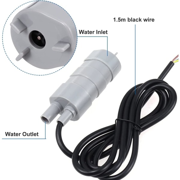 CDQ Uppotettava vesipumppu, 12V 840L/H Uppotettava vesipumppu