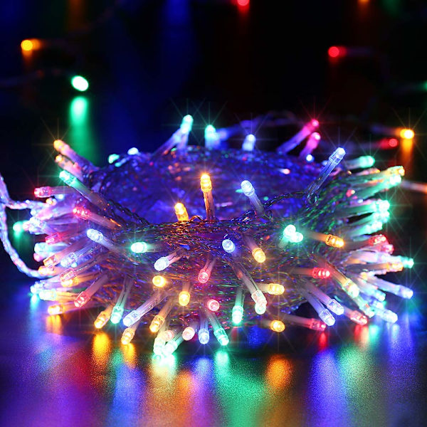 Julgransljus - 20M 200 Flerfärgade LED Jul