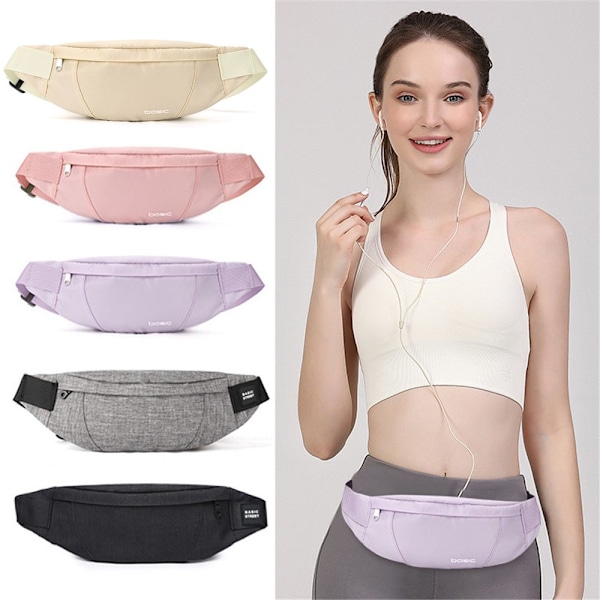 Pieni Fanny Pack naisille Miehet Vyölaukku pinkki pink