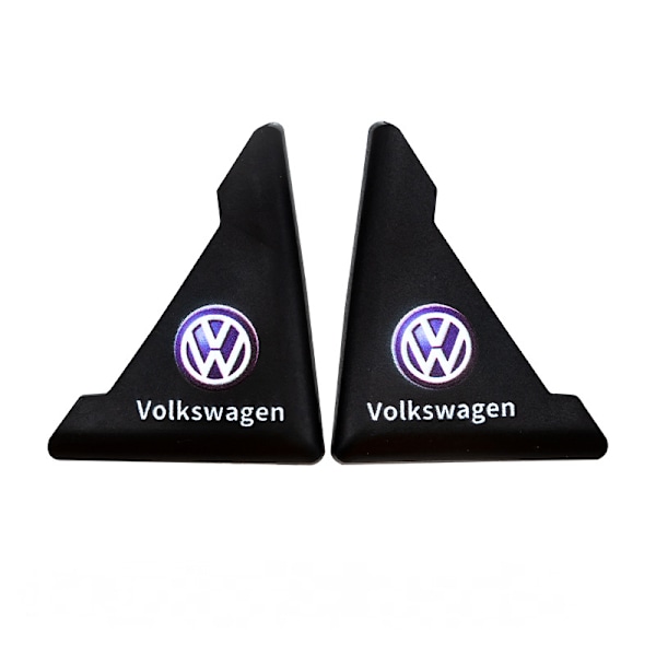 Dörrhörnsskydd - [Volkswagen] Svart Snap-On (tvåpack)